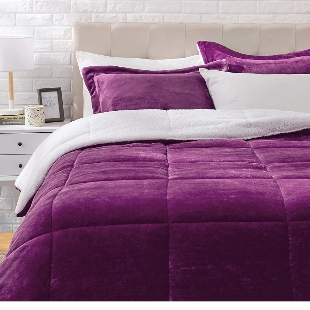 Sherpa Comforter Set